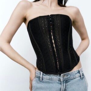Zara black corset